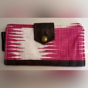 Rebekah Scott Designs RSD Wallet Snap Closure Hot Pink Zip